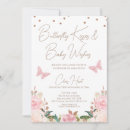 Recherche de souhaits pour le bébé invitations Petite fille