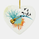 Recherche de guitare acoustique ornements Instrument