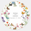 Recherche de papillon mariage autocollants Aquarelle