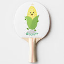 Recherche de joyeux raquettes ping pong Illustration
