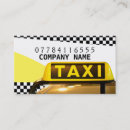 Recherche de cabine jaune cartes visite Chauffeur