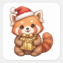 Recherche de panda noël autocollants Animaux de noël