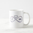 Recherche de amour infini tasses Bleu