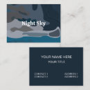Recherche de nuit étoilée cartes visite Cosmique