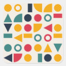 Zoek naar primaire kleuren stickers Retro