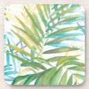 Recherche de tropical dessous de verres Feuilles de palmiers