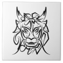 Recherche de dragons carreaux Noir et blanc