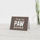 Recherche de patte vœux cartes Animaux domestiques