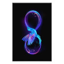 Recherche de neon glow posters Blue
