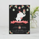Recherche de white elephant noël invitations Mignon