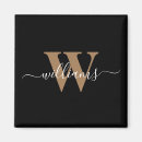 Recherche de monogrammes magnets Noir