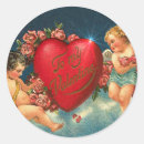 Recherche de bébé ange autocollants Valentine