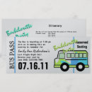 Recherche de passager invitations Bus