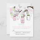 Recherche de oiseaux 11x14 invitations Rose