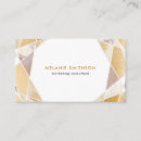 Zoek naar geometric design visitekaartjes Goud