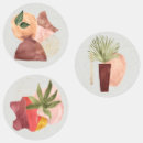 Recherche de cercles blancs autocollants Abstrait