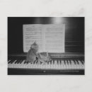 Recherche de instruments clavier cartes postales Noir et blanc