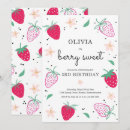 Recherche de partie fraise invitations Fête d'anniversaire