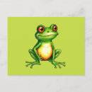 Recherche de grenouille mignonne cartes postales Dessin animé