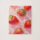 Recherche de fraise puzzles Été