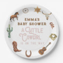 Recherche de western baby shower assiettes Rodéo