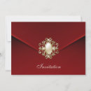 Recherche de velours rouge invitations Élégant