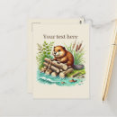 Recherche de castor cartes postales Mignon