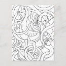 Zoek naar abstract art briefkaarten Lijnkunst