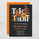 Recherche de trick or treat invitations Fête d'anniversaire d'halloween