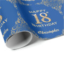 Recherche de 18 ans papier cadeau Dix huitième anniversaire