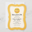Recherche de visage souriant invitations Jaune
