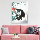 Recherche de vintage de chat art Chat noir et blanc