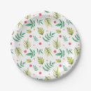 Recherche de exotique assiettes en papier Motif