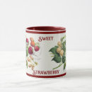 Recherche de fraise personnalisée tasses Rouge