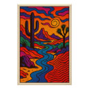 Recherche de paysage psychédélique posters Couleurs vives