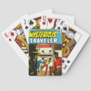 Zoek naar reiziger speelkaarten Stripverhaal