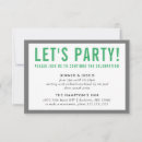 Recherche de vert gris invitations Moderne