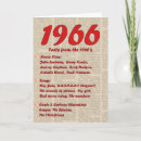 Recherche de 1966 anniversaire cartes 60