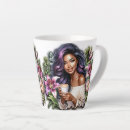 Recherche de jolie dame tasses Fleurs