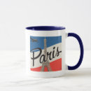 Recherche de drapeau paris tasses Tour eiffel