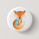 Recherche de renard blanc badges Mignon