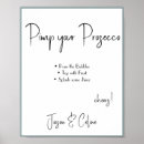 Recherche de prosecco posters Mariée