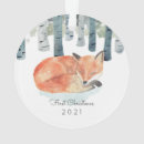 Recherche de renard ornements Hiver