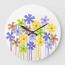 Recherche de dessin fleurs horloges Jardin