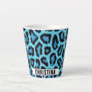 Recherche de motif léopard tasses Noir