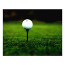 Recherche de boule de golf posters Herbe
