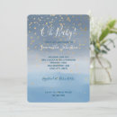 Recherche de ciel étoilé invitations Bleu marine