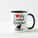 Recherche de cocker tasses Silhouette