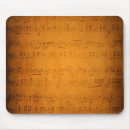 Recherche de musique feuille tapis souris Vintage