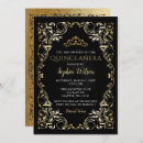 Recherche de mis quince invitations Noir